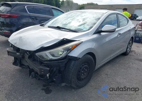 2016 Hyundai Elantra Se из США, поврежденный, VIN 5NPDH4AE5GH663671